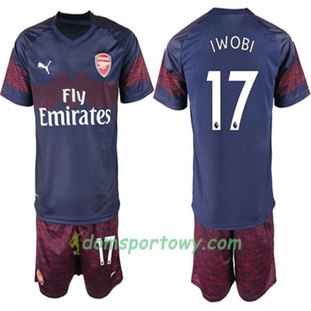 Koszulka Arsenal Alex Iwobi 17 Dziecięcy Wyjazdowe Koszulki Piłkarskie 2018-2019 Krótki Rękaw